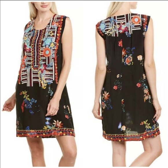 Johnny Was Dresses & Skirts - Johnny Was Biya Bracciana Silk Dress Medium